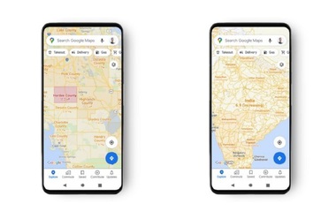 O nouă funcţie a Google Maps va afişa câte cazuri de Covid-19 sunt într-o anumită zonă geografică