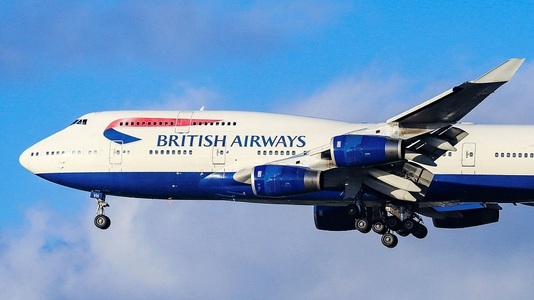 British Airways, amendată cu 20 de milioane de lire pentru expunerea datelor personale şi financiare a peste 400.000 de clienţi, în 2018