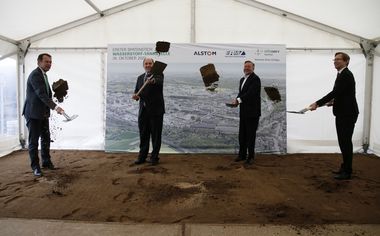 Germania construieşte a doua staţie mondială de alimentare cu hidrogen destinată trenurilor 