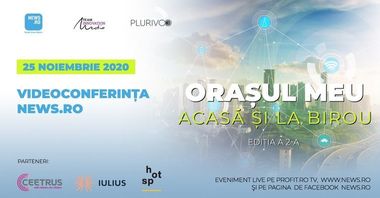 Conferinţa News.ro „Oraşul meu – Acasă şi la birou” - Raluca Munteanu (IULIUS): Acum 20 de ani lumea nu ştia să povestească ce e un mall /Diaconu (CEETRUS): E important să scriem politici urbane la nivel naţional /Ce spun edilii Iaşiului şi Sectorului 2