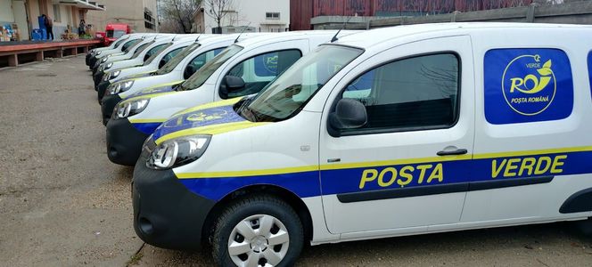 Poşta Română a cumpărat 15 maşini electrice Renault Kangoo ZE prin Programul Rabla, contract de 2,27 milioane lei