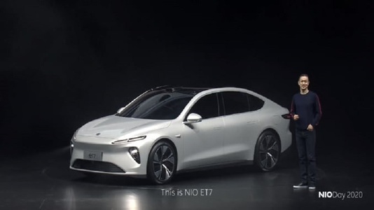 Producătorul chinez de automobile electrice Nio a lansat primul său model sedan, numit ET7, care are o autonomie de peste 1.000 de kilometri