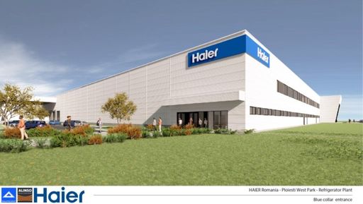 Haier anunţă că va începe producţia de frigidere la finalul primăverii, la noua fabrică de la Ariceştii Rahtivani, investiţie de 70 milioane euro