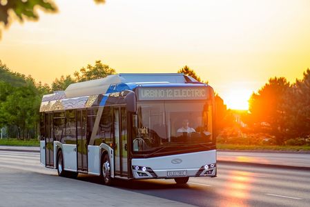 Solaris va livra 9 autobuze electrice la Sibiu, valoarea contractului fiind de circa 23,48 milioane de lei plus TVA