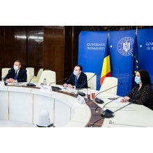 Premierul Florin Cîţu s-a întâlnit joi cu delegaţia Consiliului de afaceri americano–român. Discuţiile au vizat oportunităţile de afaceri, cu accent pe sectorul digital şi cel medical