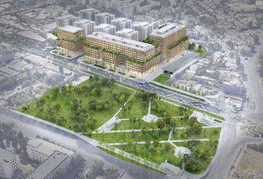 Dezvoltatorul One United Properties a primit autorizaţia de construire pentru 850 de locuinţe pe locul fostei platforme Ventilatorul. Vizavi va fi staţia de metrou Academia Militară 

