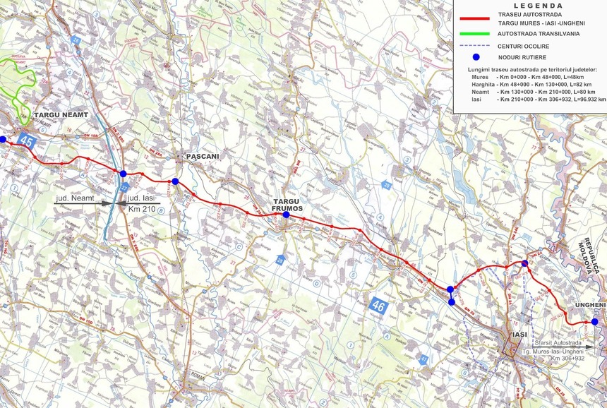 Ministrul Transporturilor a anunţat semnarea contractului de proiectare pentru Autostrada A8 Târgu Neamţ-Iaşi. A fost aprobată şi reabilitarea podului peste Braţul Borcea, proiect în valoare de 67,7 milioane de lei
