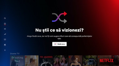 Netflix lansează “Play Something”, funcţie care foloseşte un algoritm pentru a alege ce să redea - VIDEO
