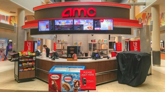 Acţiunile AMC Entertainment Holdings au crescut miercuri cu peste 40%, la un nou maxim record