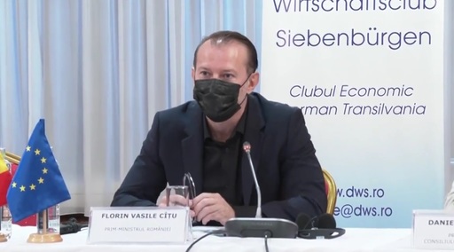 UPDATE Cîţu, la întâlnirea cu reprezentanţii Clubului Economic German de la Sibiu: Le-a transmis că vor fi reforme, investiţii, fără taxe noi sau taxe majorate / În România vor intra 76 miliarde euro, până în 2026 - VIDEO