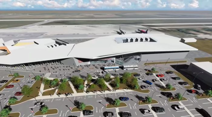 Nou terminal de sosiri externe, la Aeroportul Timişoara. Poate deservi peste 500 de pasageri simultan