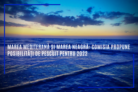 Comisia Europeană propune posibilităţi de pescuit pentru 2022 în Marea Mediterană şi în Marea Neagră. Pentru Marea Neagră, propunerea include şi cote pentru calcan şi pentru şprot