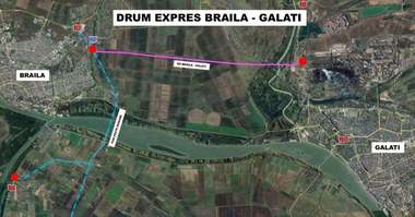 Cătălin Drulă anunţă că au început lucrările la drumul Expres Brăila-Galaţi 