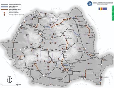 Sorin Grindeanu anunţă aprobarea Programului Investiţional, care stabileşte priorităţile pentru dezvoltarea infrastructurii de transport, în valoare de 72,7 miliarde de euro / Programul prevede necesitatea realizării a 6.624.1 km de reţea rutieră 

