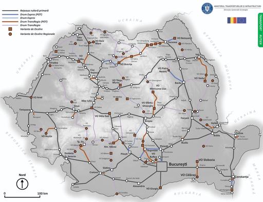 Sorin Grindeanu anunţă aprobarea Programului Investiţional, care stabileşte priorităţile pentru dezvoltarea infrastructurii de transport, în valoare de 72,7 miliarde de euro / Programul prevede necesitatea realizării a 6.624.1 km de reţea rutieră 

