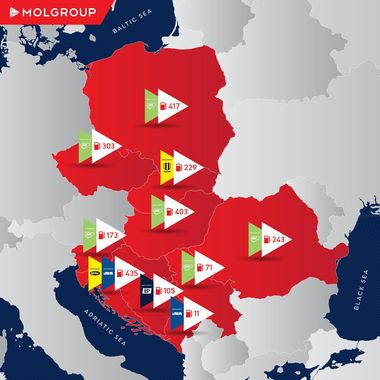 MOL intră pe piaţa din Polonia prin achiziţia a 417 benzinării Lotos, pentru suma de 610 milioane dolari