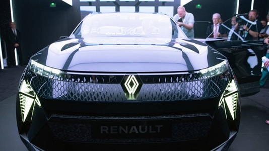 Renault a prezentat un automobil hibrid concept, care funcţionează electric şi cu hidrogen