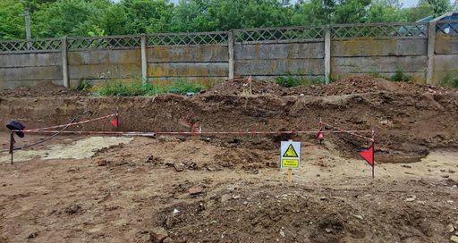 Muniţie, descoperită pe şantierul Centurii Bucureşti, între DN 2 şi A 2 / Lucrările, întârziate din cauze multiple - FOTO