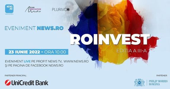 Investiţiile în România, analizate de speakeri de top la evenimentul News.ro „RoInvest” – ediţia a III-a