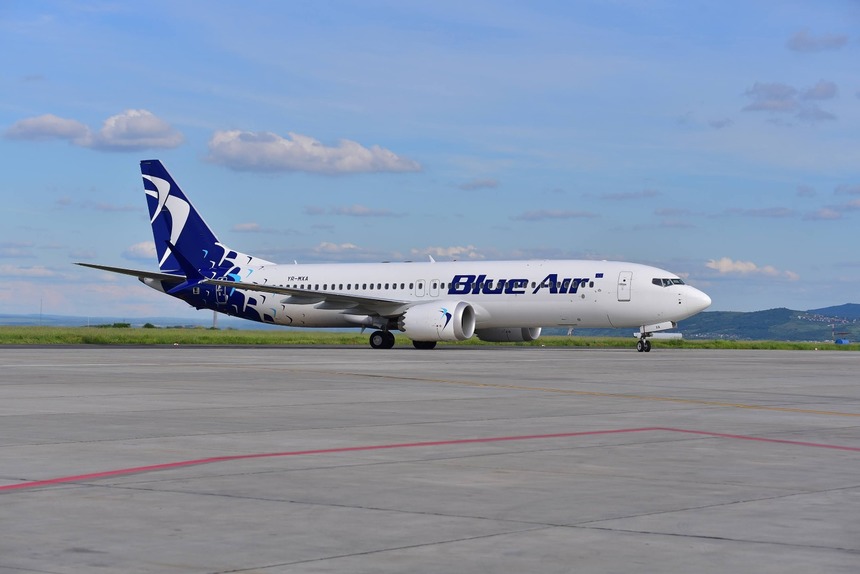 Blue Air, verificată de ANPC în ultimele două luni. Amenda pentru neregulile găsite la compania aeriană va fi dată după publicarea în MO a ordinului privind procedura de lucru a comisiei care va stabili cuantumul sancţiunii