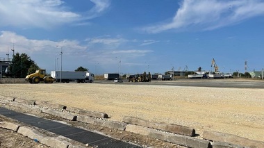 Noua parcare pentru TIR-uri din zona Poarta 9 a Portului Constanţa este operaţională
