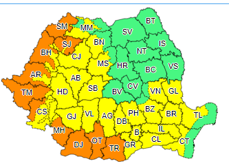 Cod portocaliu în zece judeţe, cu temperaturi ce pot ajunge la 40 de grade - Restricţii de circulaţie pentru maşinile mai mari de 7,5 tone / Recomandări pentru populaţie 