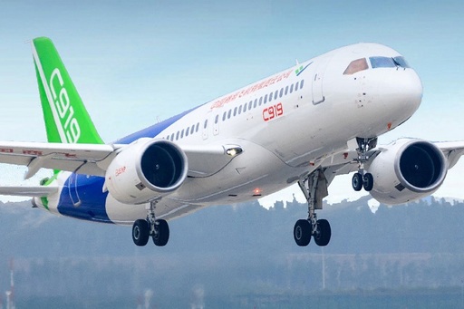 Avionul cu fuzelaj îngust C919, de concepţie chineză, se apropie de certificare, un moment de referinţă pentru ambiţiile Chinei în aviaţie