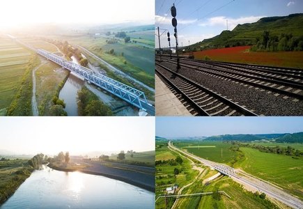 Asociere de firme, desemnată câştigătoare a licitaţiei pentru modernizarea infrastructurii feroviare şi creşterea vitezei de circulaţie la 160 de kilometri pe oră pe secţiunea Ronaţ Triaj - Arad (lotul 4)