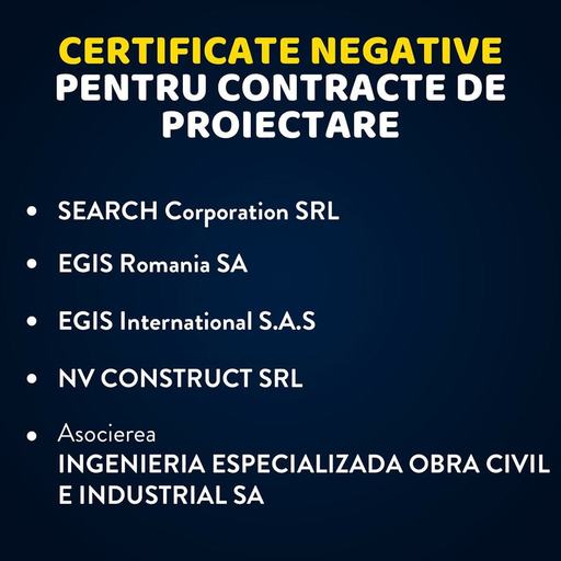 Grindeanu: O nouă serie de certificate negative intermediare pentru antreprenori, emisă de CNAIR. Antreprenorii care au primit astfel de certificate au posibilitatea să recupereze întârzierile şi să evite emiterea unui nou document constatator negativ
