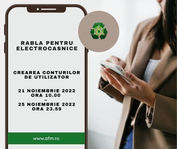 Nouă sesiune a Programului Rabla pentru Electrocasnice, începând de la ora 10.00. Calendarul de desfăşurare a programului 