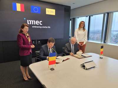 Ministrul Economiei: A fost semnată o scrisoare de Intenţie cu IMEC, centru de cercetare şi inovare lider în nanoelectronică şi tehnologii digitale, pentru dezvoltarea unui centru de competenţe în România, pas important pentru industria semiconductorilor