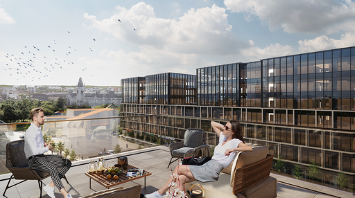 Clădire cu 45 de apartamente construită de compania IULIUS la Iaşi, în apropierea Palatului Culturii. Imobilul va avea şapte etaje, iar preţul pe metru pătrat util porneşte de la 3.000 de euro

