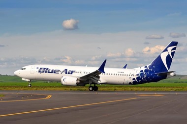 Blue Air figurează în evidenţe cu datorii de peste 400 milioane lei. ANAF a pus sechestru pe 6 aeronave