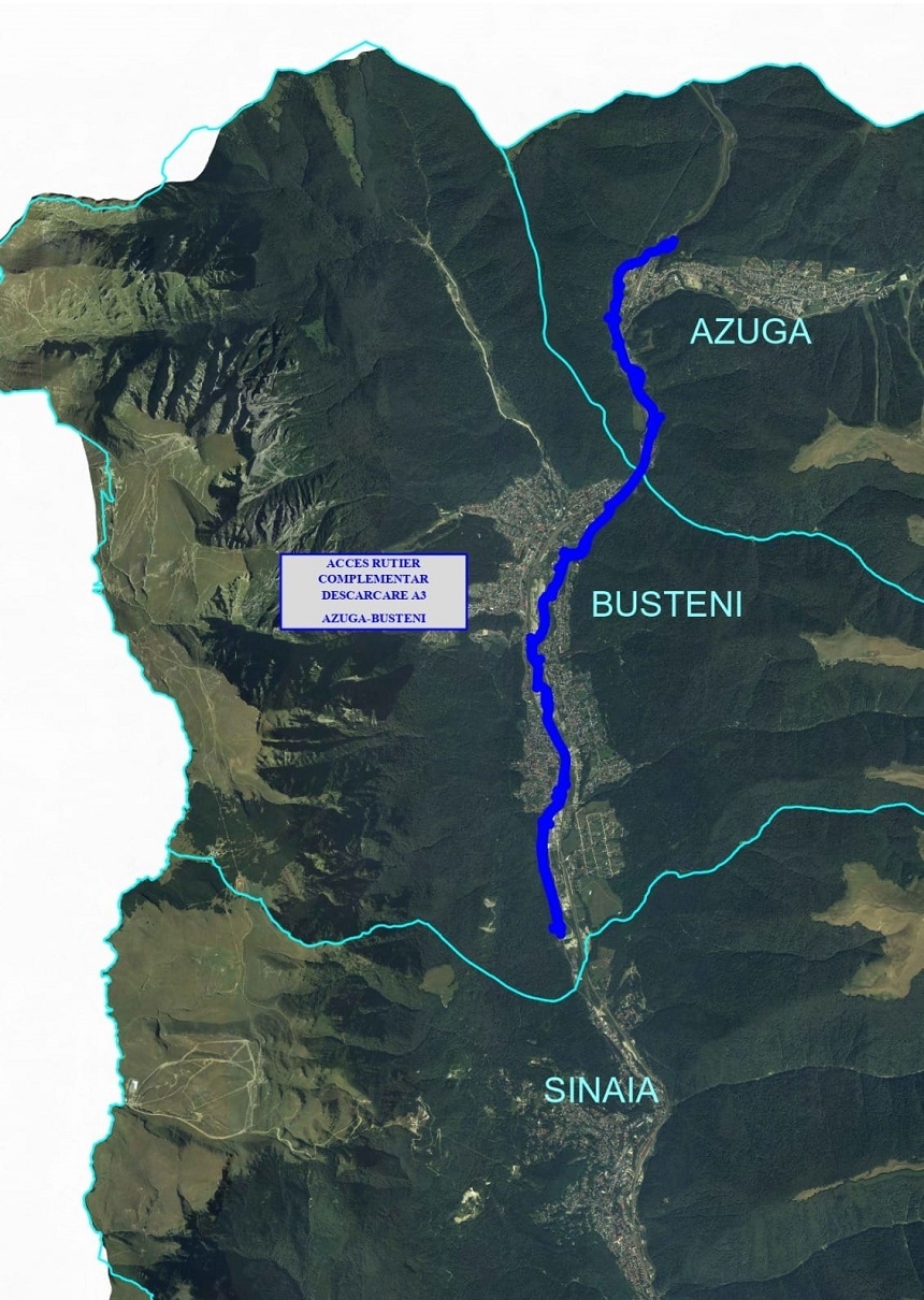 Prahova: A fost lansată licitaţia pentru varianta ocolitoare a oraşelor Buşteni şi Azuga. Drumul va avea 9,5 kilometri, va costa peste 800 de milioane de lei şi va fi terminat în 3 ani, conform estimărilor
