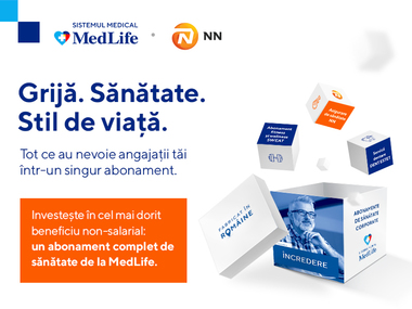 MedLife devine primul operator medical privat ce oferă abonamente medicale cu acoperire 360° - de la servicii de prevenţie, la asigurări de sănătate, servicii stomatologice şi sport