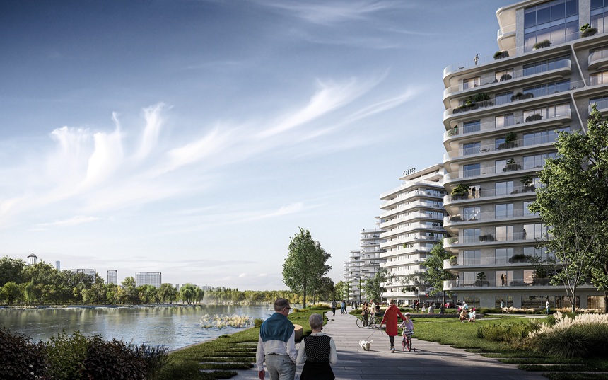Dezvoltatorul imobiliar One United Properties a obţinut autorizaţie de construire pentru peste 2.000 de apartamente pe malul lacului Plumbuita, valoarea brută de dezvoltare fiind de 337,7 milioane de euro