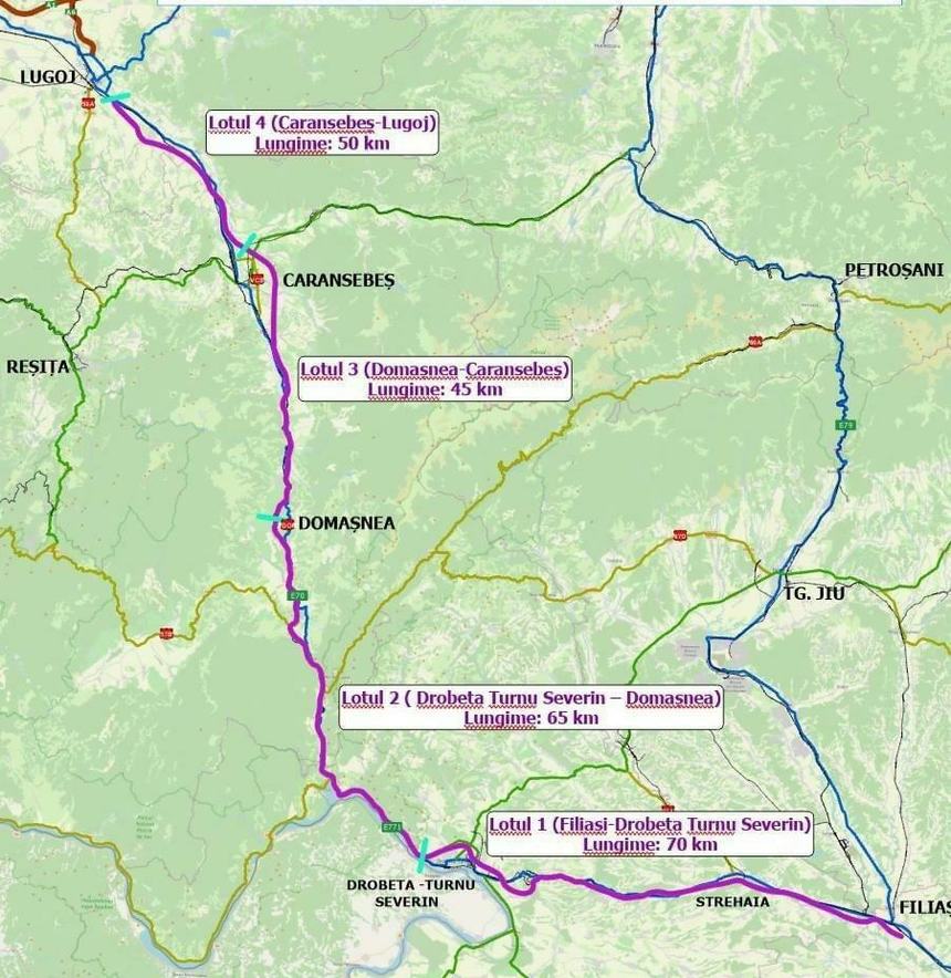 Grindeanu: Au fost desemnaţi câştigătorii pentru elaborarea primelor două studii de fezabilitate necesare construirii a două loturi din drumul de mare viteză Filiaşi-Lugoj