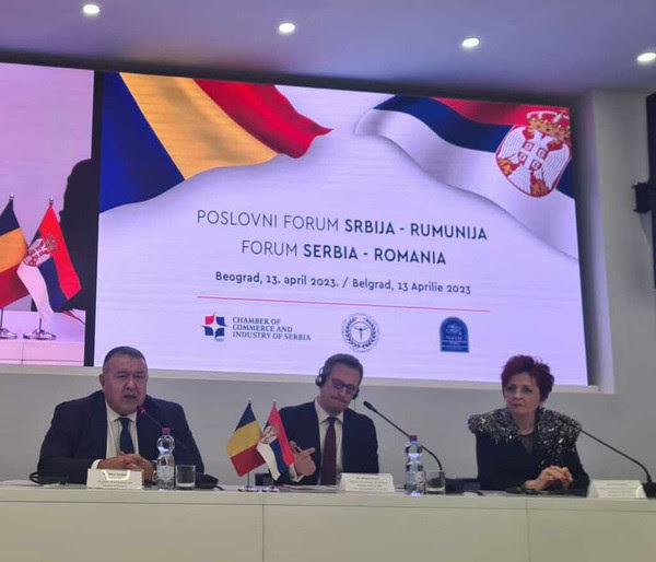 Camera de Comerţ şi Industrie a României: Valoarea schimburilor comerciale dintre Romania şi Serbia a atins anul trecut 2,6 miliarde de euro, dintre care 1,4 miliarde de euro au fost exporturile