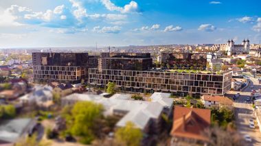 Cea mai mare clădire de birouri din ţară a fost inaugurată la Iaşi / În Palas Campus vor activa 5.000 de angajaţi, investiţia depăşind 120 milioane de euro - FOTO