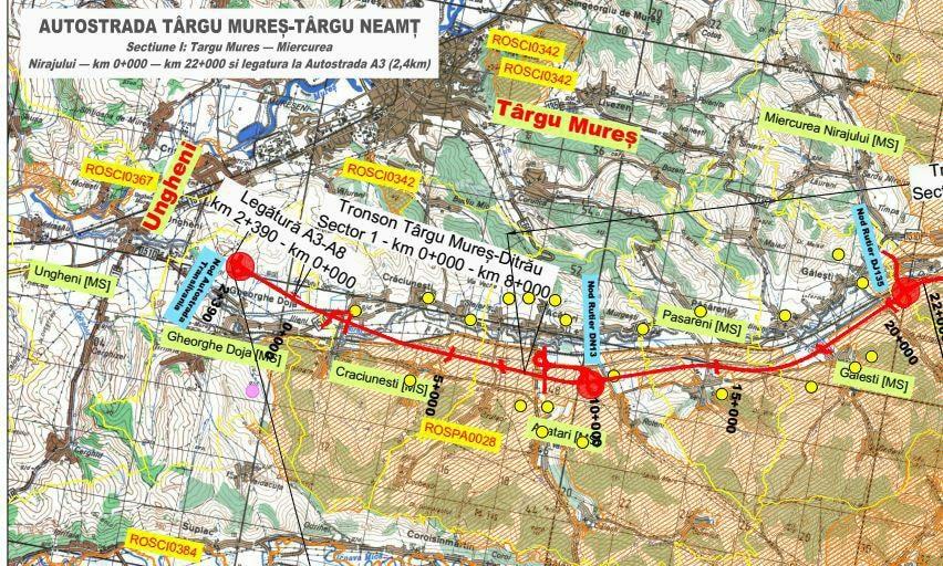 Grindeanu: Au fost depuse astăzi 8 oferte şi pentru construirea Secţiunii 1 a Autostrăzii A8 - Târgu Mureş - Miercurea Nirajului. Valoarea estimată a contractului este de 2,9 miliarde lei, fără TVA, prin PNRR