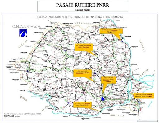 Directorul CNAIR anunţă că au fost desemnaţi câştigătorii pentru construcţia a şase pasaje denivelate pe drumuri naţionale importante

