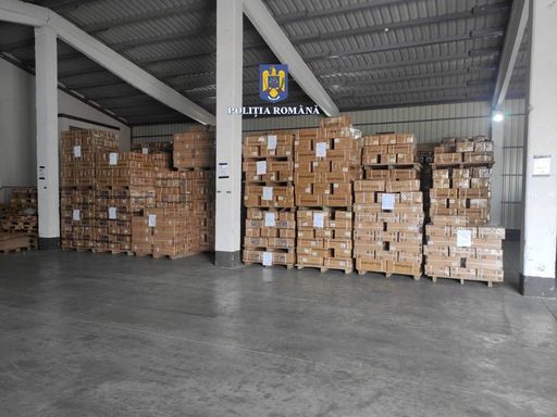 Suceava: Peste 80.000 de perechi de încălţăminte sport, în valoare de aproximativ 30.000.000 de lei, confiscate de către poliţişti / Marfa provenea din China şi era destinată unei firme din Ucraina 
