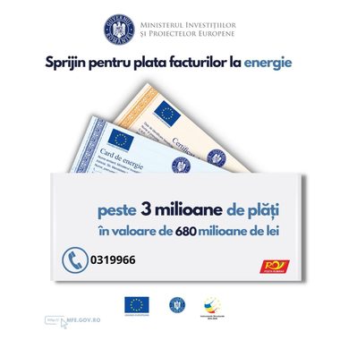 Cardul de energie: Familiile vulnerabile au plătit 3 milioane de facturi, în valoare totală de 678 milioane lei. Numărul şi valoarea plăţilor pentru lemne de foc a crescut de 5 ori în ultima lună
