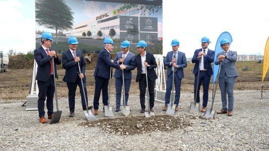 La Braşov a început construirea fabricii de componente electronice a companiei germane DIEHL, investiţie de 40 de milioane de euro