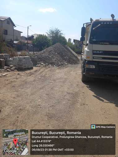 Firmă de construcţii din Bucureşti, amendată cu 15.000 de lei de Garda de Mediu, din cauza prafului de pe un şantier aflat la intersecţia dintre str. Drumul Cooperativei şi Prelungirea Ghencea

