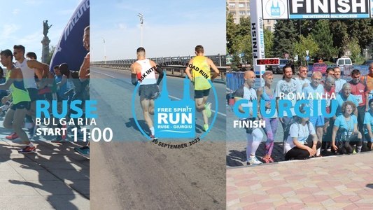 Podul Prieteniei, închis între orele 11.00 şi 12.00 pentru competiţia ”Free Spirit Run Giurgiu – Ruse” / Startul se dă în Bulgaria, linia de sosire fiind la Giurgiu 