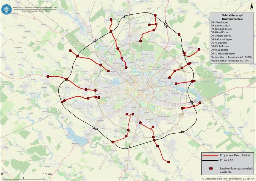 Primarul Capitalei anunţă licitaţie pentru Drumul Radial 3 / Valoarea estimată a proiectului, peste 21 de milioane de lei fără TVA