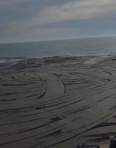 Administraţia Bazinală de Apă Dobrogea Litoral anunţă finalizarea înnisipării plajei din Agigea - VIDEO 