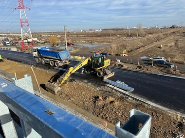 CNAIR anunţă că au fost reluate lucrările pentru finalizarea A0 Sud, între A2 şi DN5 / Valoarea totală a contractelor finanţate prin fonduri europene nerambursabile e de 2,435 miliarde lei, fără TVA