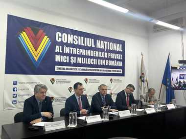 Prima şedinţă din acest an a Biroului Permanent de conducere al Consiliului Naţional al Intreprinderilor Private Mici şi Mijlocii din România / Ştefan Radu Oprea: Am profitat de această ocazie ca să vorbesc din nou despre programele anului 2024